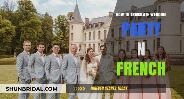 Translating Your Wedding Party Roles into French: A Comprehensive Guide
