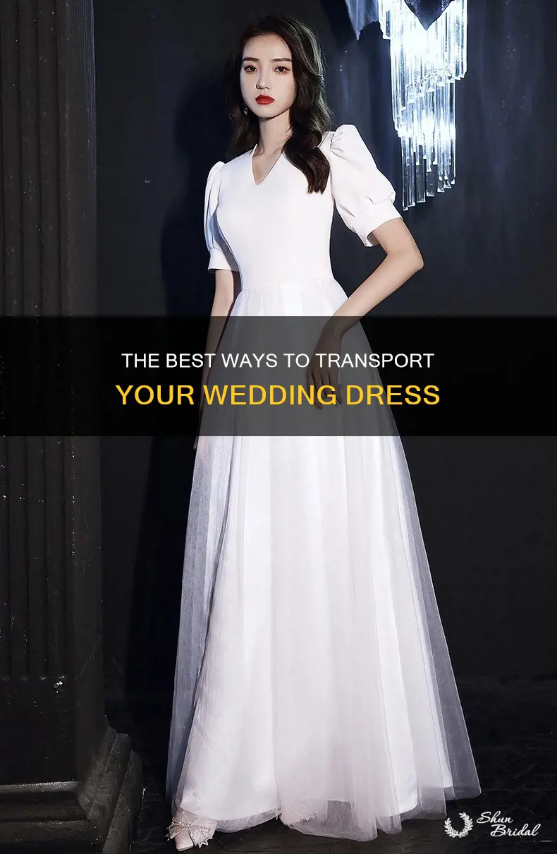 how to transport a wedding dress