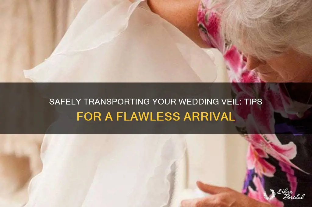 how to transport a wedding veil