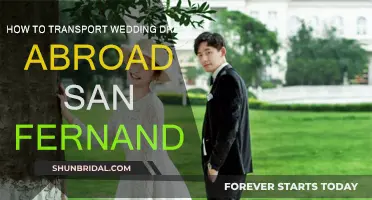 Transporting Your Wedding Dress: San Fernando's Guide