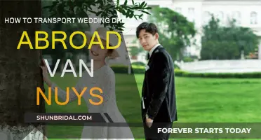 Transporting Your Wedding Dress: Van Nuys to Abroad