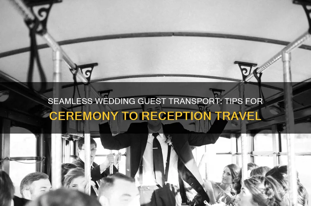 how to transport wedding guests from ceremony to reception