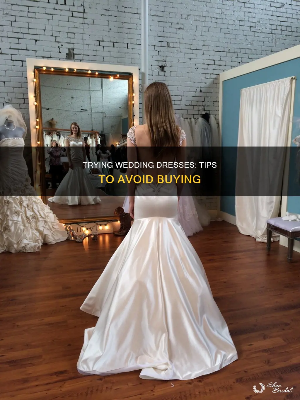 how to try a wedding dress without buying it