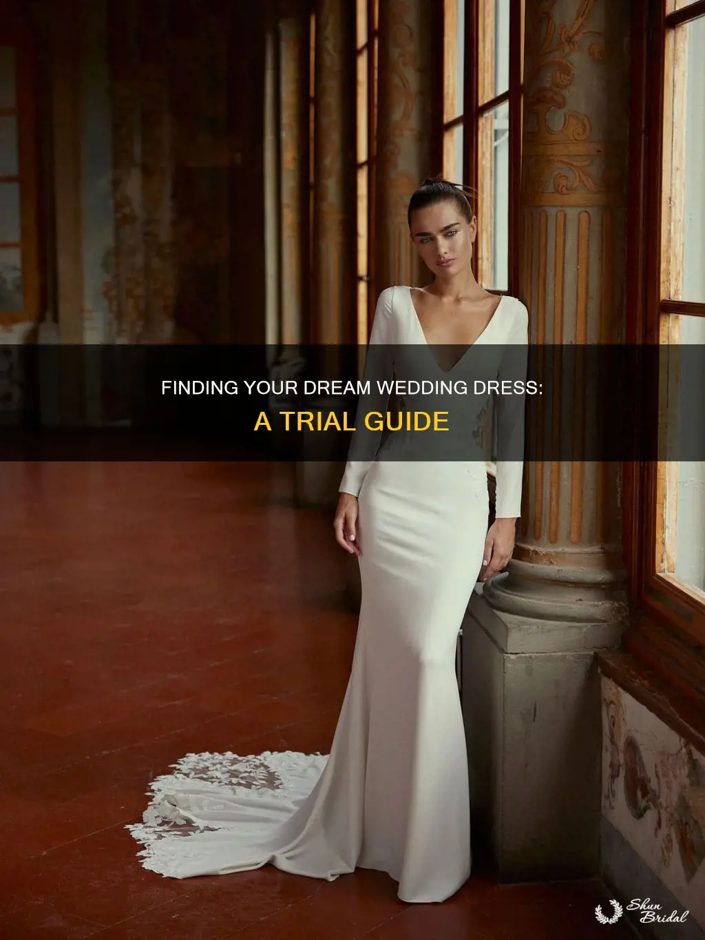 how to try on wedding dresses