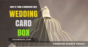 Transform a Birdhouse into a Charming Wedding Card Box