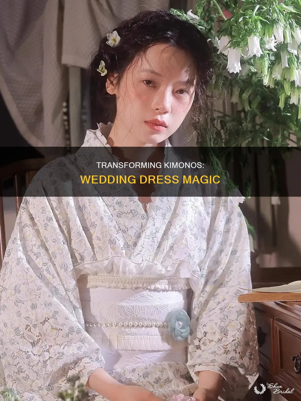 how to turn a kimono into a wedding dress