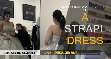 Transforming a Wedding Dress: Strapless Style