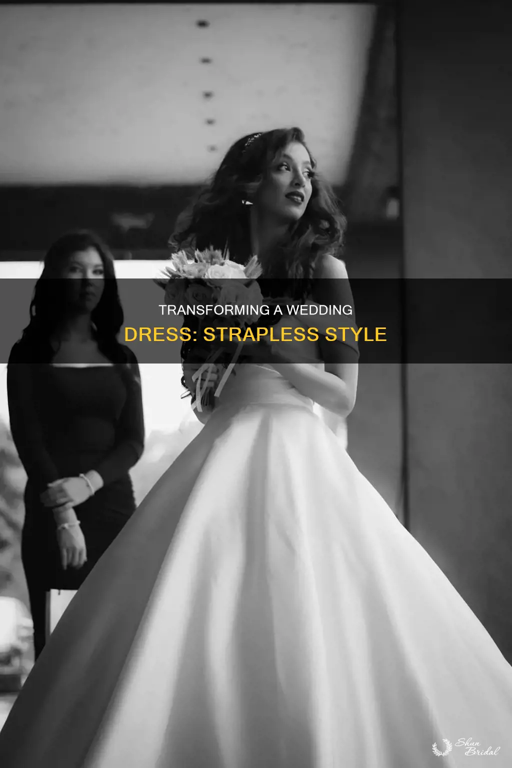 how to turn a wedding dress into a strapless dress