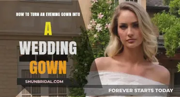Transforming Elegance: Turning Your Evening Gown into a Dream Wedding Dress
