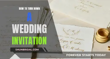 Declining Wedding Invites: Navigating the Polite 'No