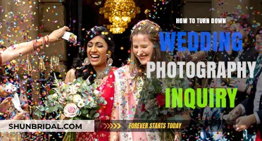 Declining Wedding Photography Inquiries: A Guide to Gracious Refusals