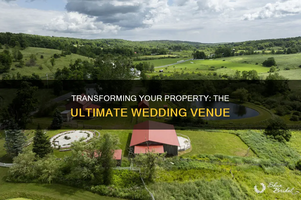how to turn my property into a wedding venue