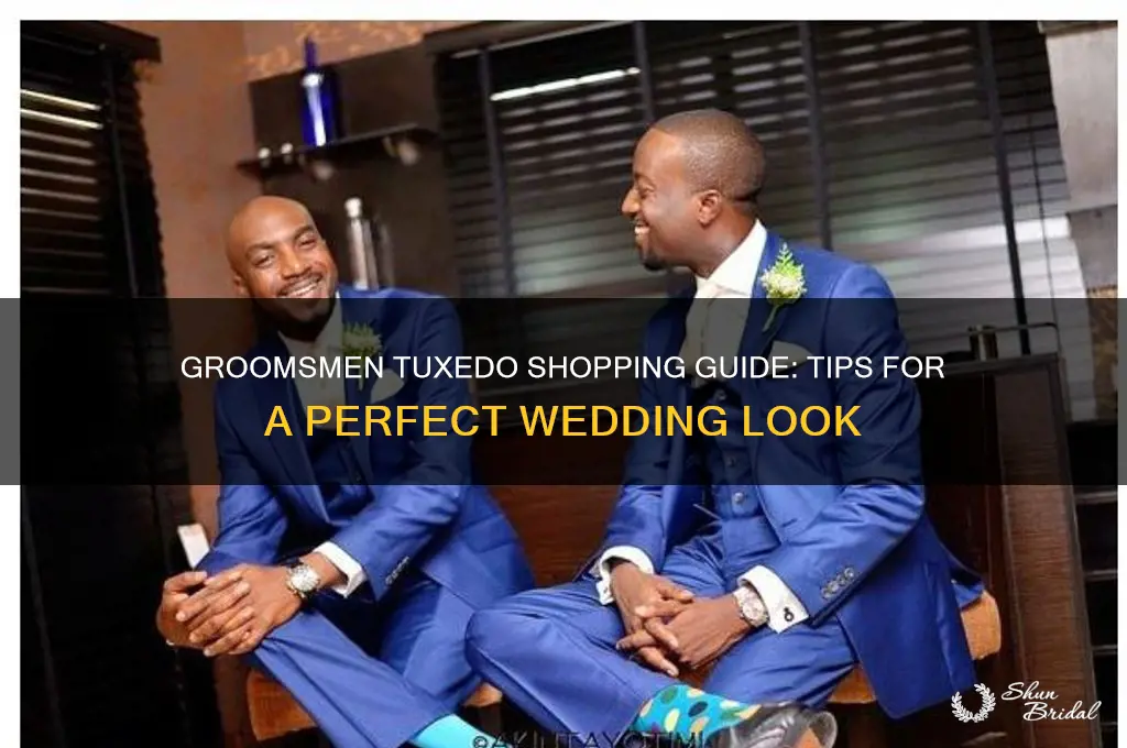 how to tuxedo shop for groomsmen