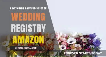 Undoing Amazon Wedding Registry Gifts: A Step-by-Step Guide