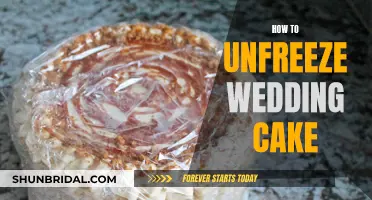 Unfreeze Your Wedding Cake: Simple and Safe Methods