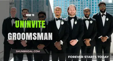 How to Gracefully Uninvite a Groomsman: A Step-by-Step Guide