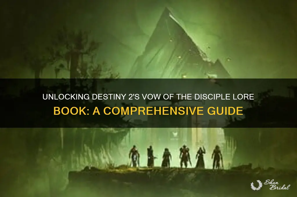 how to unlock vow of the disciple lore book