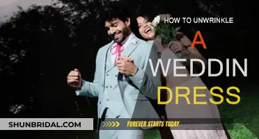 Unwrinkling Your Wedding Dress: Easy and Quick Methods