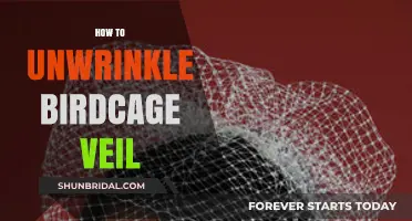 Effortless Veil Care: Unwrinkling Your Birdcage Veil Like a Pro