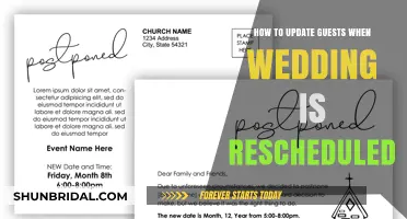 Rescheduling Your Wedding? Tips for Updating Guests Seamlessly and Clearly