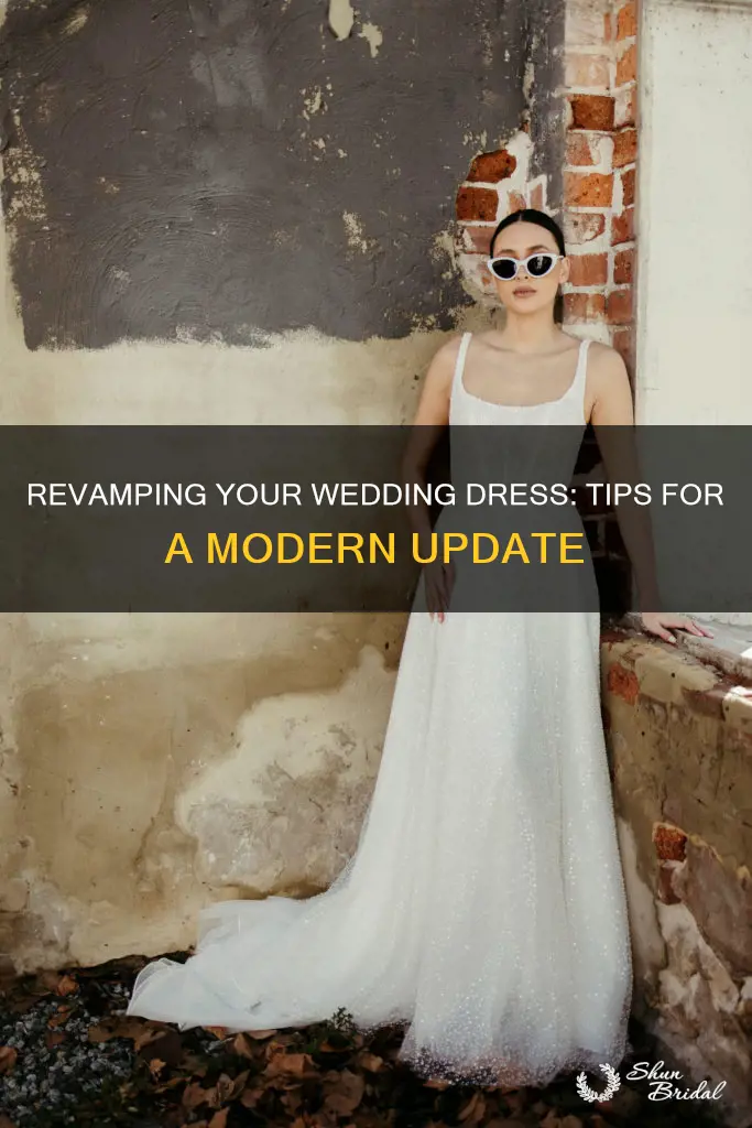 how to update wedding dress