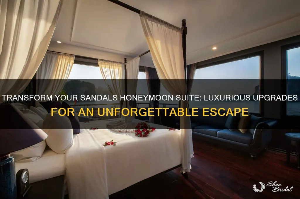 how to upgrade your sandals honeymoon suite