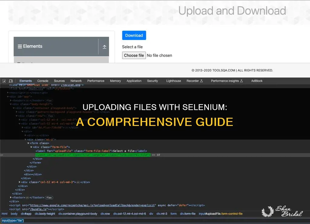 how to upload a file using selenium wed driver
