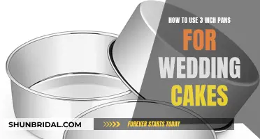 Creating Wedding Cakes: Using 3-Inch Pans for Tiered Confections