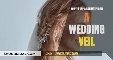 Styling a Wedding Veil with a Barrette: A Guide