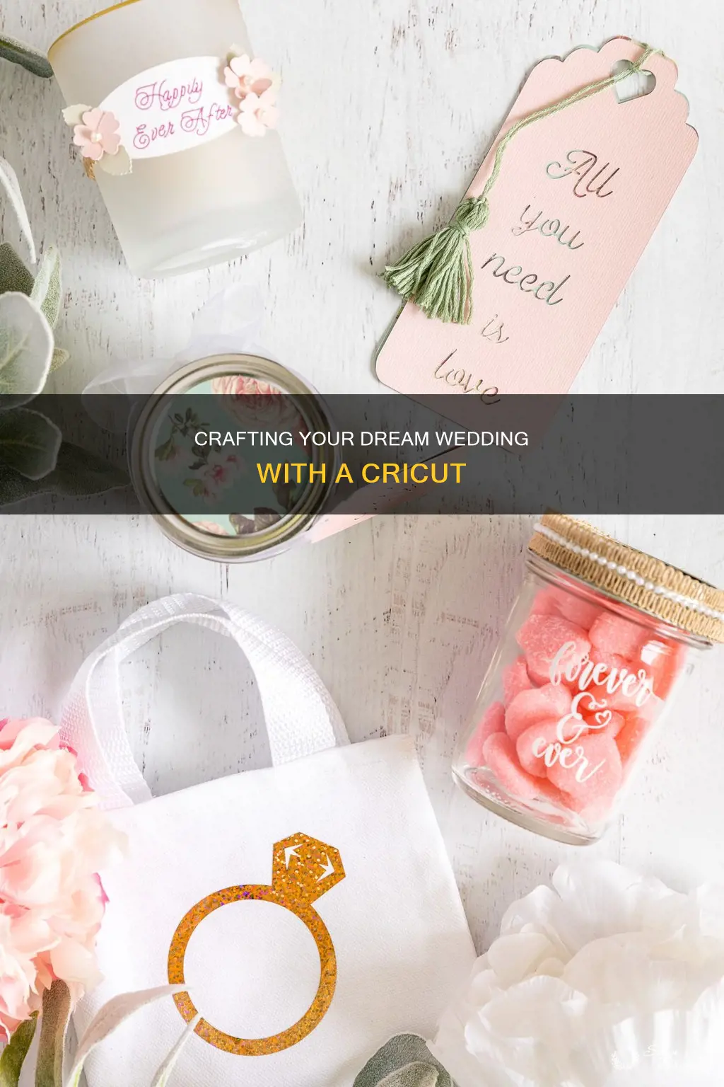 how to use a cricut for your wedding