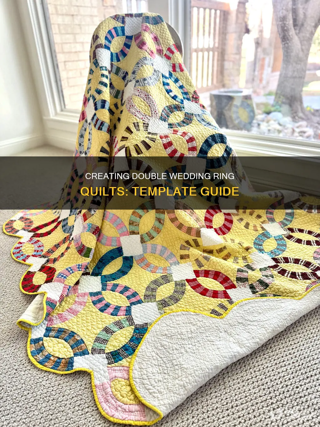 how to use a double wedding ring quilt templates