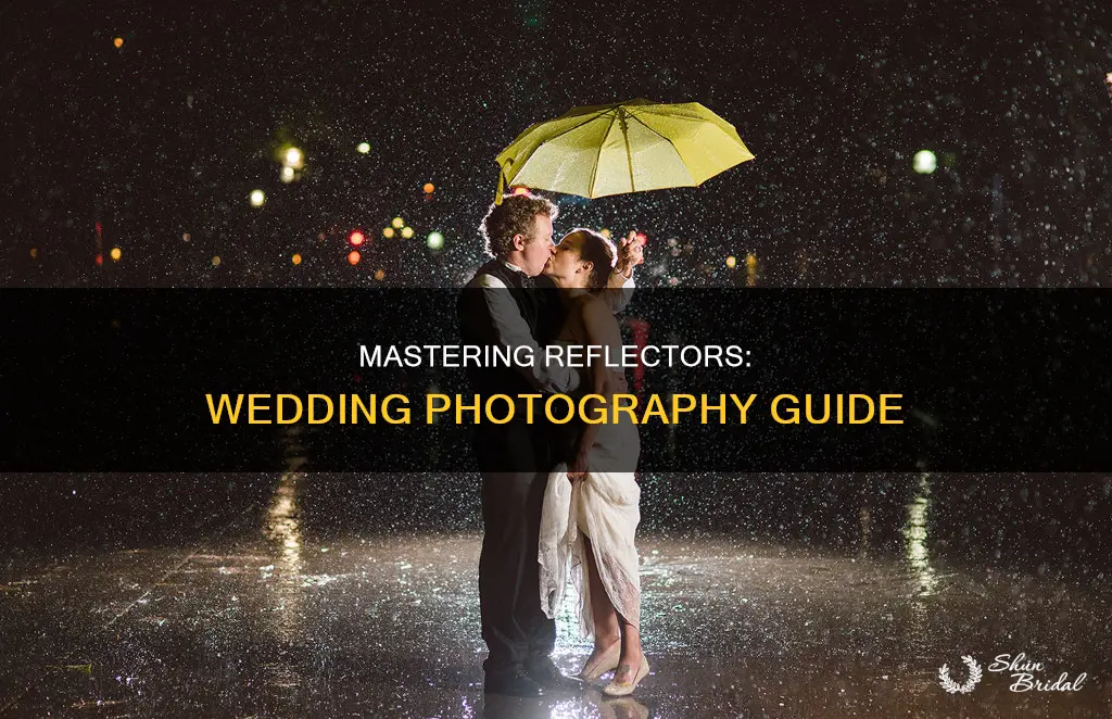 how to use a reflector in wedding photography