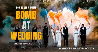 Creative Wedding Photos: Smoke Bomb Tricks and Tips