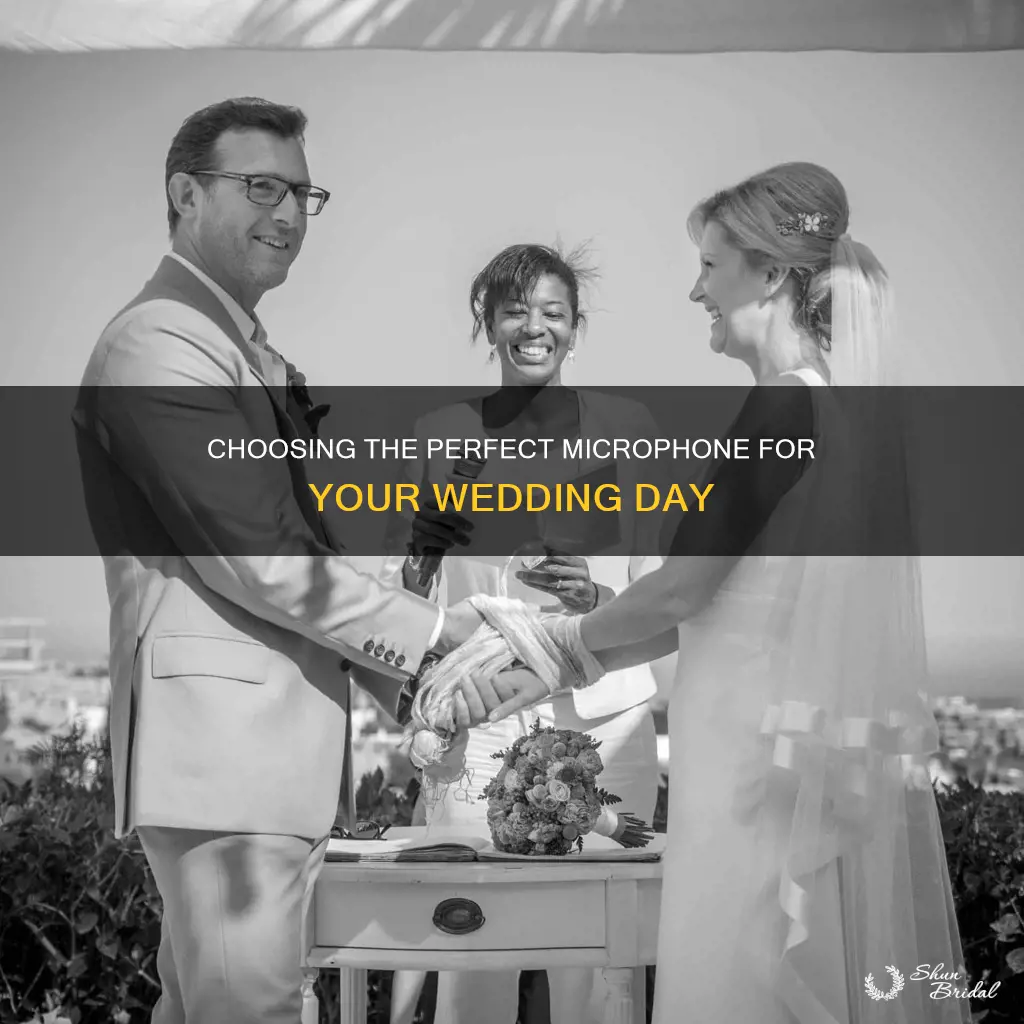 how to use a tasteful microphone for your wedding