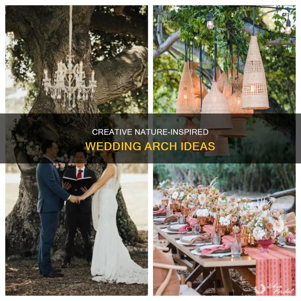 how to use a tree as a wedding srch