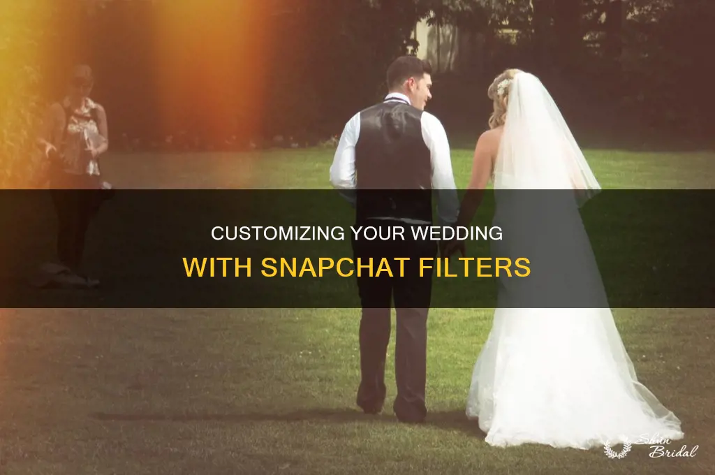 how to use a wedding snapchat filter