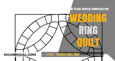 Acrylic Templates: Crafting the Perfect Wedding Ring Quilt