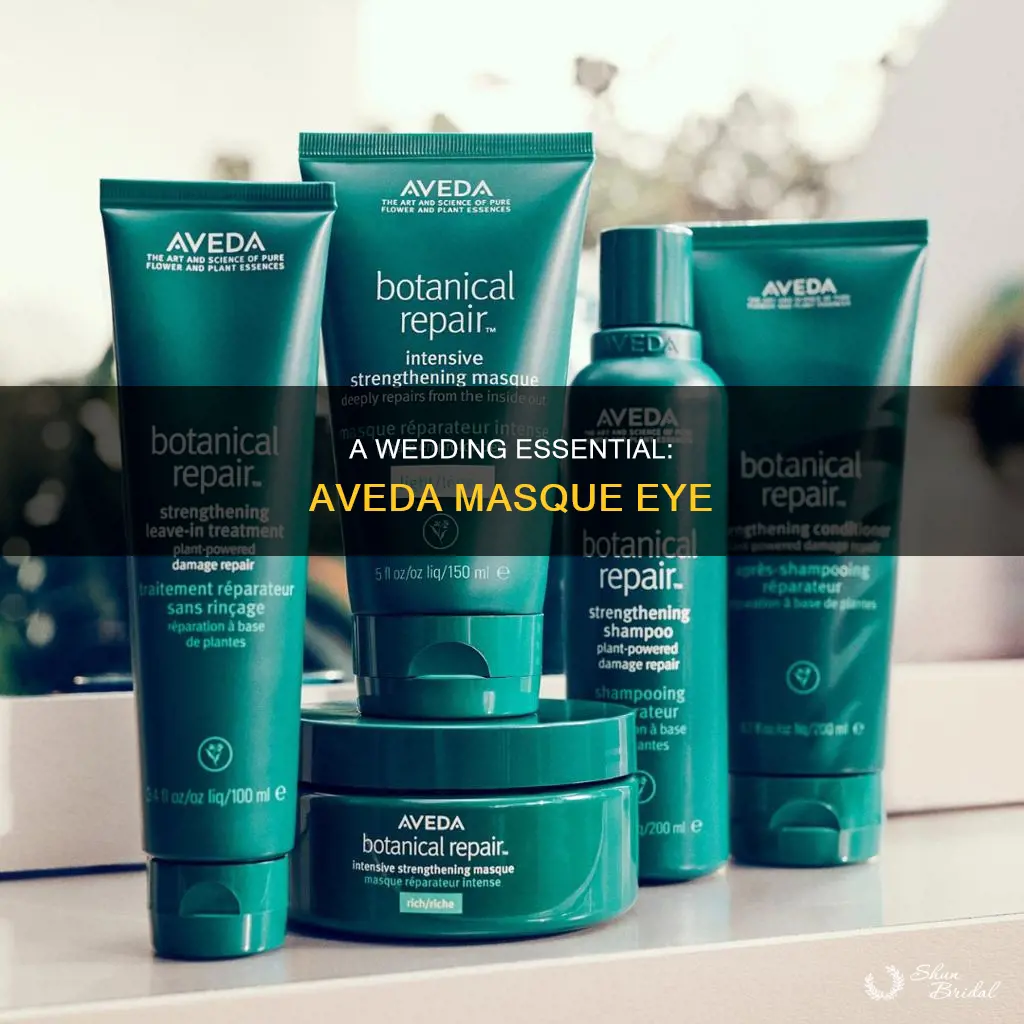 how to use aveda wedding masque eye