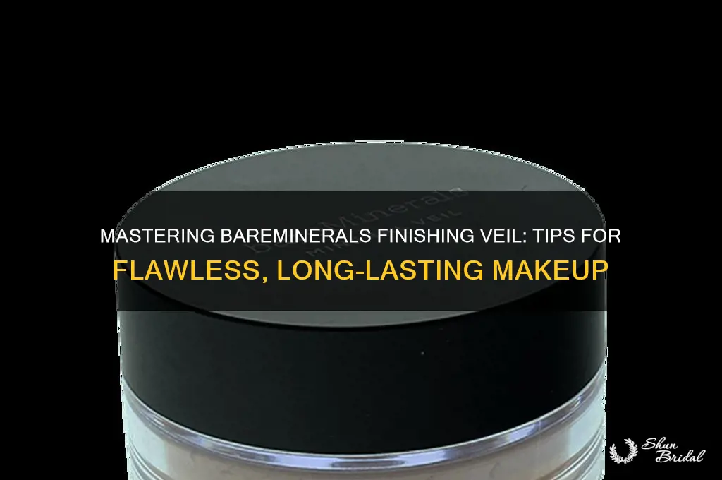 how to use bareminerals finishing veil