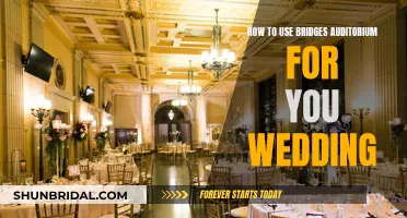 Auditorium Weddings: A Guide to Tying the Knot at Bridges