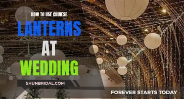 Creative Ways to Incorporate Chinese Lanterns in Your Wedding