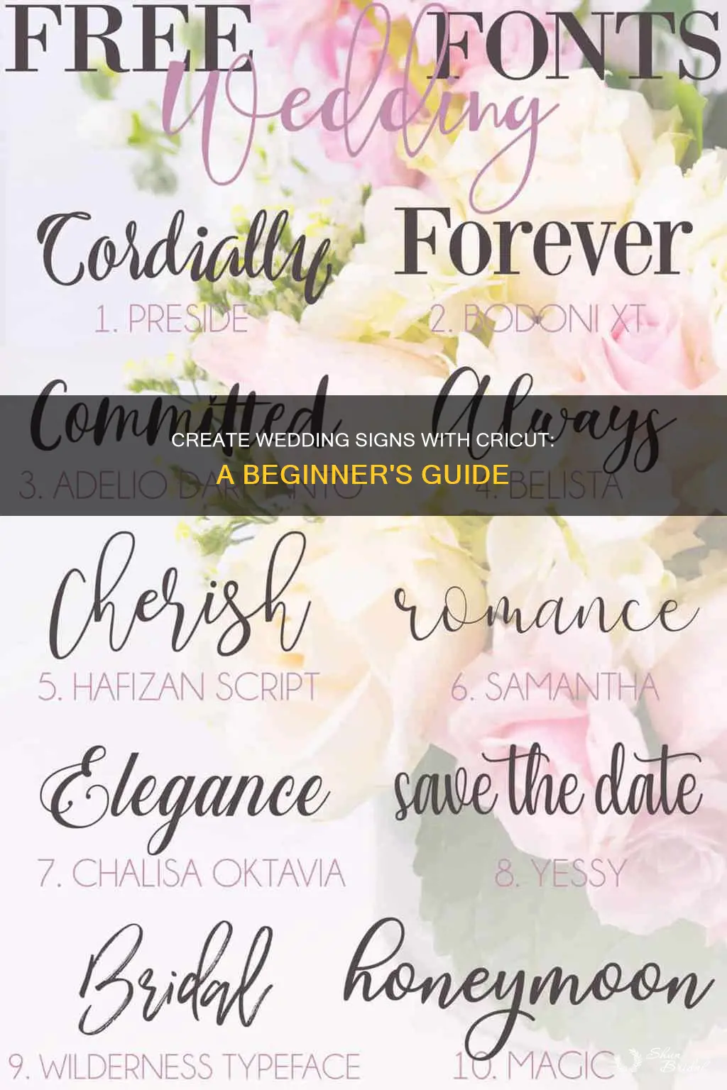 how to use cricut for wedding signs