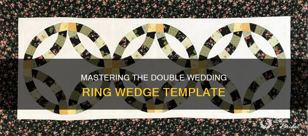 how to use double wedding ring wedge template