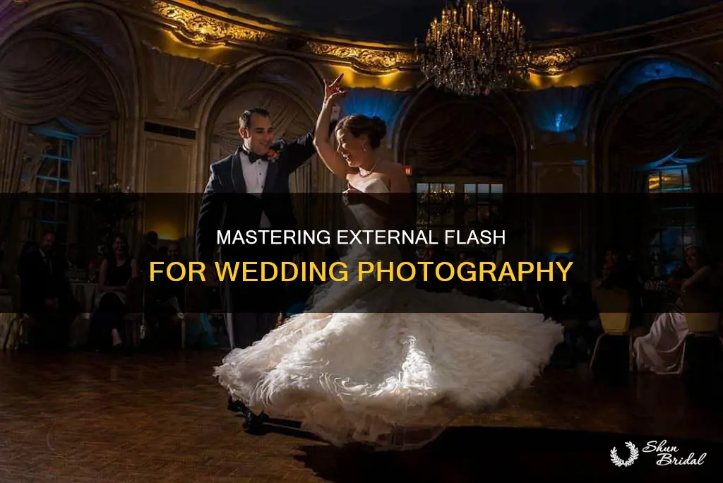 how to use external flash for wedding photography