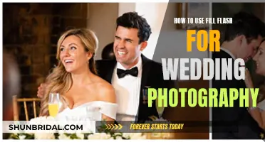 Fill Flash for Wedding Photography: Mastering the Art