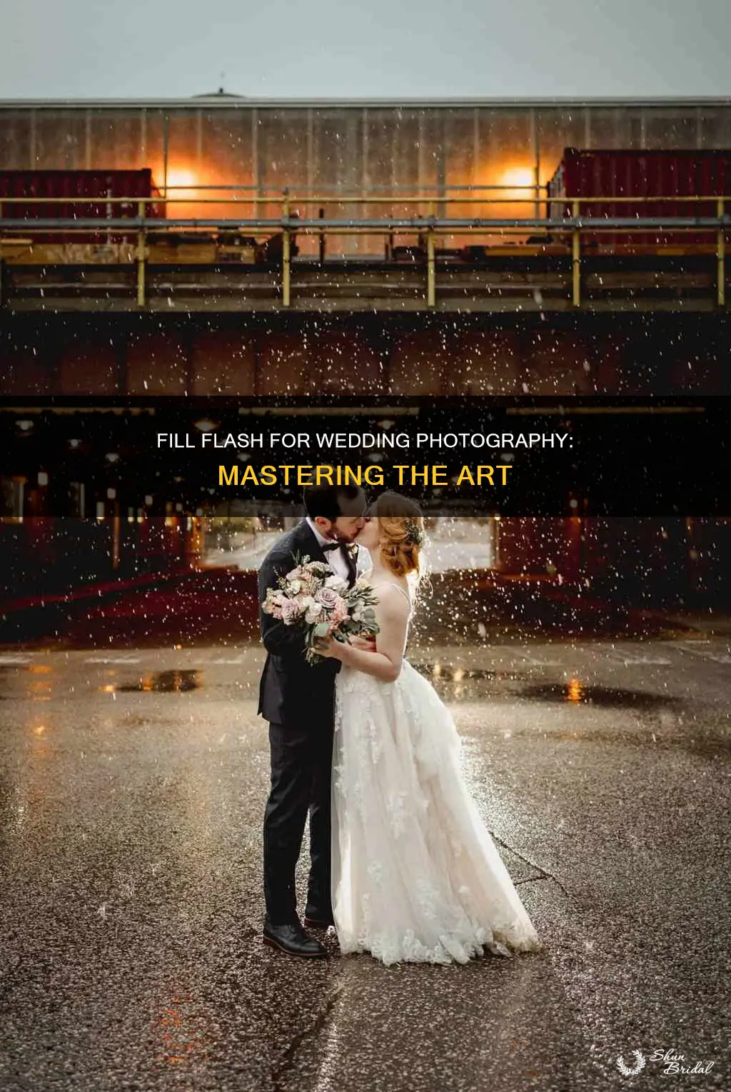 how to use fill flash for wedding photography