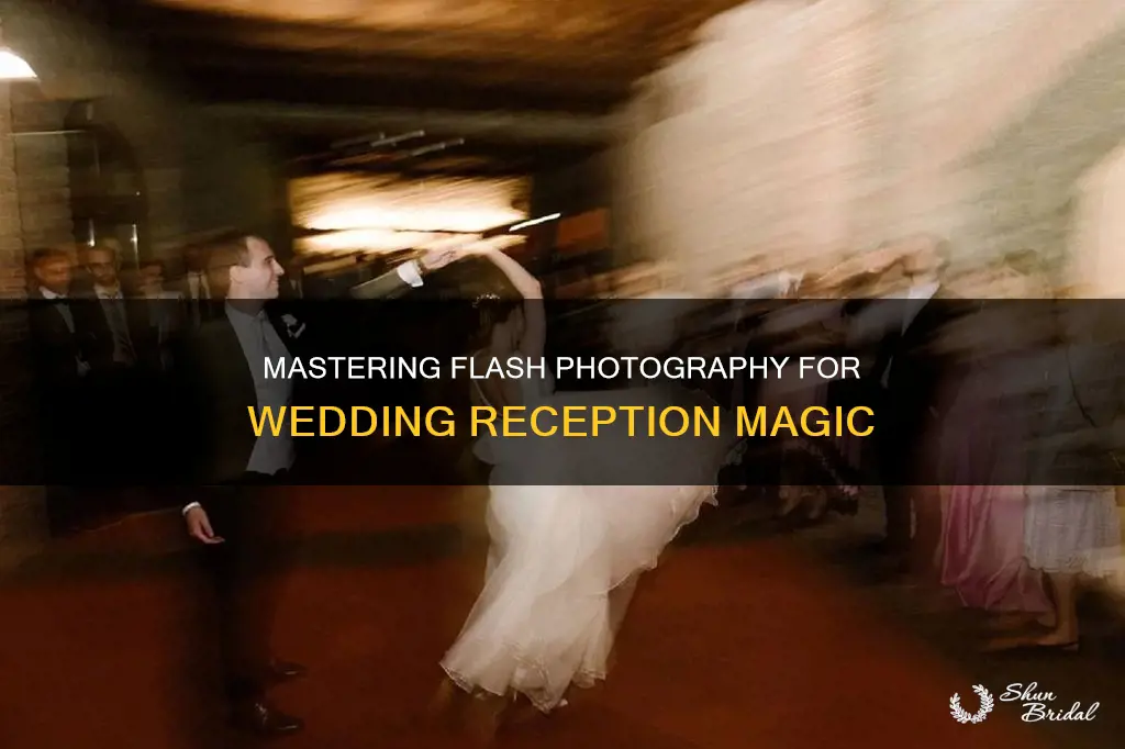 how to use flash at a wedding reception