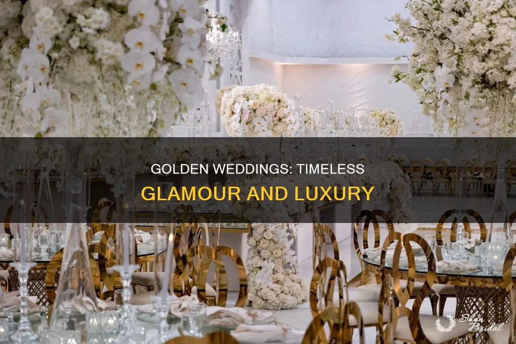 how to use gold in wedding