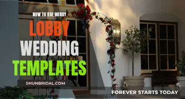 Utilizing Hobby Lobby Wedding Templates for Your Dream Day