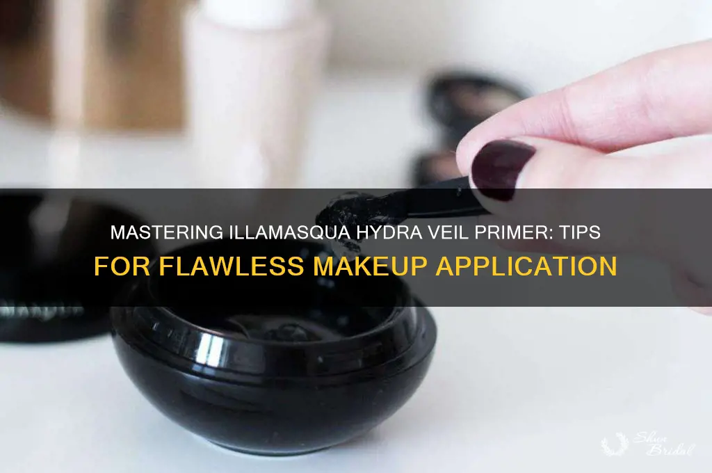 how to use illamasqua hydra veil primer